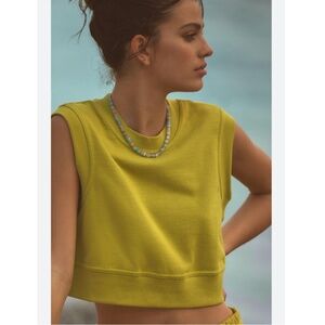 Brand New Daily Practice by Anthropologie Cropped Muscle Tank